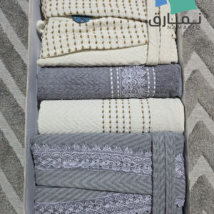طقم بورنص قطن 