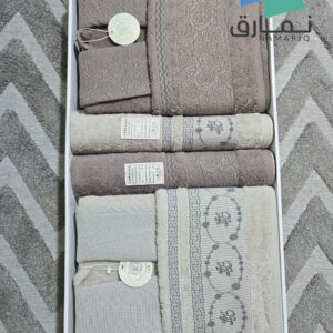 طقم بورنص قطن 