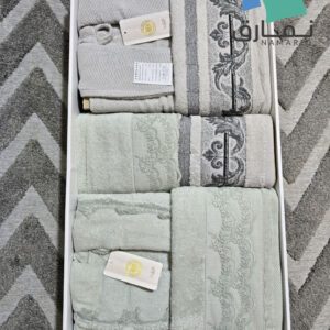 طقم بورنص قطن 